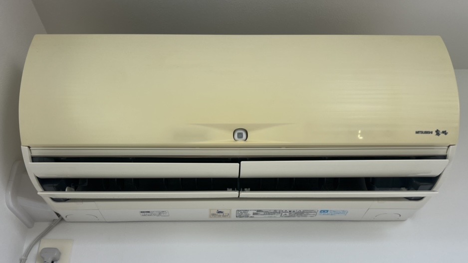 安城市 三菱電機 エアコンクリーニング 施工事例