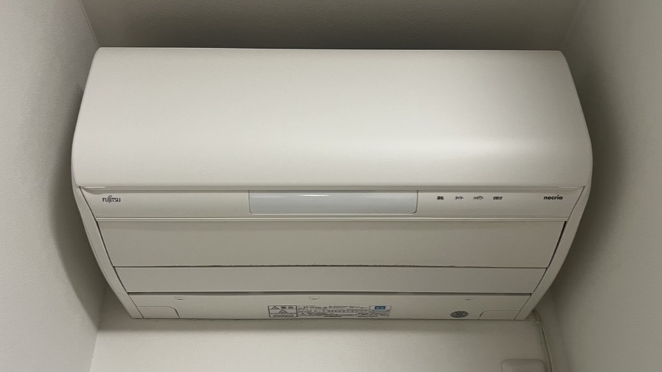 富士通 AS-GS25F-W 施工前の全体写真